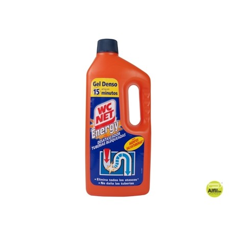 DESATASCADOR DE TUBERIAS GEL WC NET ENERGY BOTELLA DE 1 LITRO