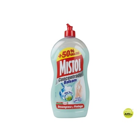 LAVAVAJILLAS A MANO MISTOL CONCENTRADO CON ALOE VERA 720 ML