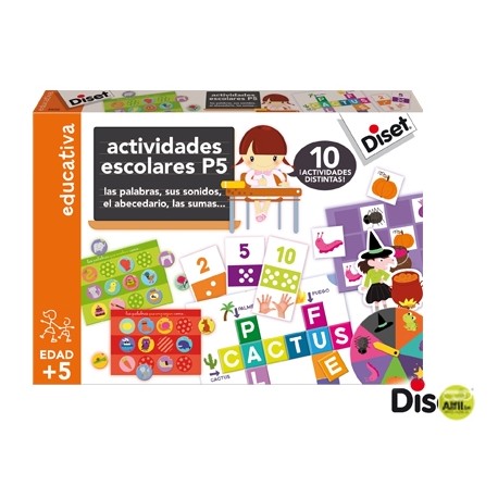 JUEGO DISET DIDACTICO ACTIVIDADES ESCOLARES P5