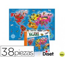 JUEGO DISET DIDACTICO PAISES DEL MUNDO