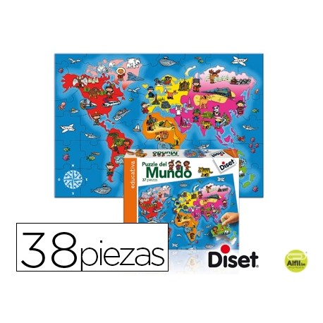 JUEGO DISET DIDACTICO PAISES DEL MUNDO