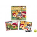 PUZZLE DISET CUENTO LA CAPERUCITA ROJA 2X20 PIEZAS