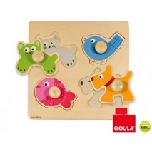 PUZZLE DISET ANIMALES DOMESTICOS