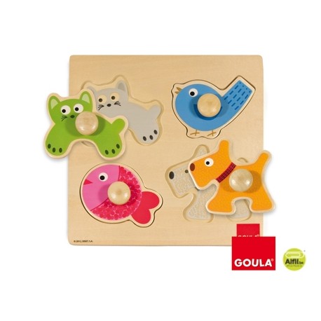 PUZZLE DISET ANIMALES DOMESTICOS