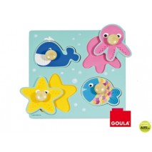 PUZZLE DISET ANIMALES DEL MAR