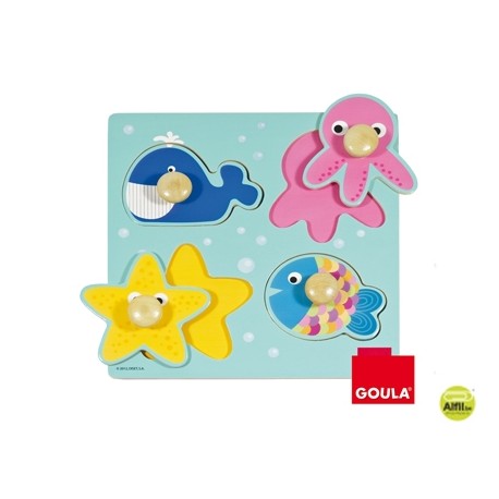PUZZLE DISET ANIMALES DEL MAR