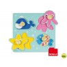 PUZZLE DISET ANIMALES DEL MAR