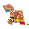 PUZZLE DISET 9 CUBOS ANIMALITOS DEL BOSQUE