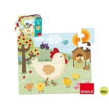 PUZZLE DISET GALLINA 24 PIEZAS