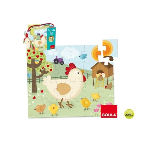 PUZZLE DISET GALLINA 24 PIEZAS