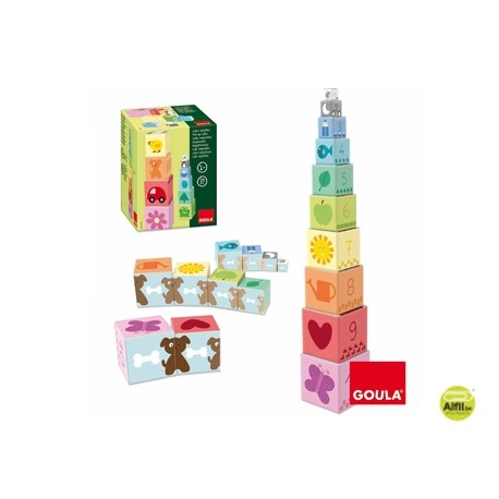 JUEGO DISET DIDACTICOS CUBOS APILABLES 10