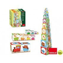 JUEGO DISET DIDACTICOS CUBOS APILABLES FIGURAS DEL BOSQUE
