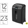 DESTRUCTORA DE DOCUMENTOS FELLOWES 73 CI CAPACIDAD DE CORTE 12 H DESTRUYE GRAPAS Y TARJETAS