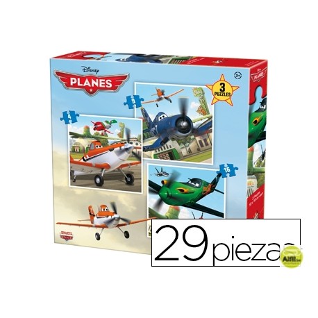 PUZZLE ANANEL 3 EN 1 COLECCION PLANES