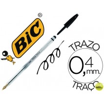 BOLIGRAFO BIC CRISTAL STYLUS CON PUNTERO PARA PANTALLA TINTA ACEITE PUNTA 1 MM COLOR NEGRO