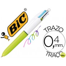 BOLIGRAFO BIC CUATRO COLORES FASHION MINI