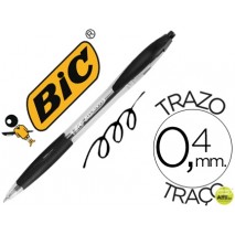 BOLIGRAFO BIC ATLANTIS NEGRO RETRACTIL TINTA ACEITE PUNTA DE 1 MM