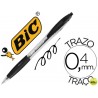 BOLIGRAFO BIC ATLANTIS NEGRO RETRACTIL TINTA ACEITE PUNTA DE 1 MM