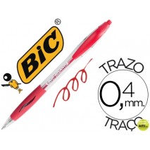 BOLIGRAFO BIC ATLANTIS ROJO RETRACTIL TINTA ACEITE PUNTA DE 1 MM