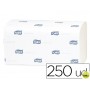 TOALLA DE PAPEL ENGARZADA 2 CAPAS 13X11,5 CM PAQUETE DE 250 UNIDADES PARA DISPENSADOR H3