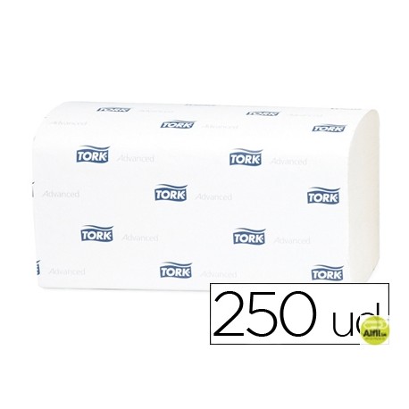 TOALLA DE PAPEL ENGARZADA 2 CAPAS 13X11,5 CM PAQUETE DE 250 UNIDADES PARA DISPENSADOR H3