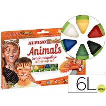 BARRA MAQUILLAJE ALPINO SET DE MAQUILLAJE ANIMALS
