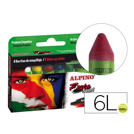BARRA MAQUILLAJE ALPINO SET DE MAQUILLAJE SPORT 6 COLORES