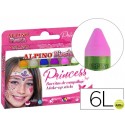 BARRA MAQUILLAJE ALPINO SET DE MAQUILLAJE PRINCESS 6 COLORES