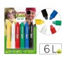 BARRA MAQUILLAJE FACE STICK 6 COLORES SURTIDOS