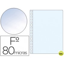 FUNDA MULTITALADRO ESSELTE FOLIO 80 MC CRISTAL