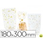 BOLSAS CELOFAN 180X300 MM MOTIVOS NAVIDEÑOS SET DE 10 UNIDADES