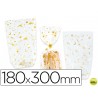 BOLSAS CELOFAN 180X300 MM MOTIVOS NAVIDEÑOS SET DE 10 UNIDADES