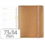 AGENDA ANILLAS FINOCAM CLASSIC CORA 602 73X114 MM SEMANA A LA VISTA 6 ANILLAS COLOR BRONCE