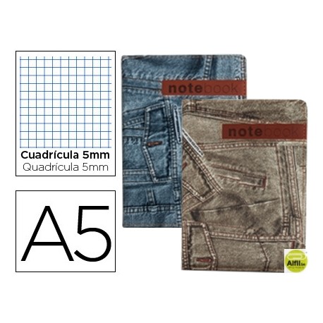 LIBRETA A5 50 HOJAS CUADRO 5MM