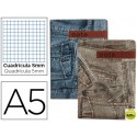 LIBRETA A5 50 HOJAS CUADRO 5MM