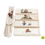 PORTATODO DE MADERA CON DECORACION DE ANIMALES