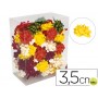 LAZOS FANTASIA ADHESIVOS 3,5CM DIAMETRO CAJA DE 75 UNIDADES