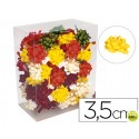 LAZOS FANTASIA ADHESIVOS 3,5CM DIAMETRO CAJA DE 75 UNIDADES