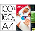 PAPEL FOTOGRAFICO APLI GLOSSY DOBLE CARA DIN A4 PACK DE 100 HOJAS 160 GR