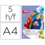 PAPEL TRANSFER APLI PARA PRENDAS OSCURAS CON ACABADO FOTOGRAFICO TAMAÑO DIN A4 PACK DE 5 HOJAS