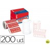 ETIQUETAS APLI CONTIENE ALBARAN 50X100 MM ROLLO CON 200 UNIDADES