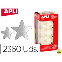 GOMETS APLI ESTRELLA PLATA BOLSA DE 2360 UNIDADES