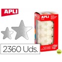 GOMETS APLI ESTRELLA PLATA BOLSA DE 2360 UNIDADES