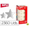 GOMETS APLI ESTRELLA PLATA BOLSA DE 2360 UNIDADES