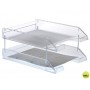 BANDEJA SOBREMESA ARCHIVO 2000 PLASTICO TRANSPARENTE CRISTAL 340X260X60 MM