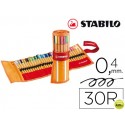ROTULADOR STABILO PUNTA DE FIBRA POINT 88 ESTUCHE DE 30 UNIDADES SURTIDAS