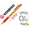 BOLIGRAFO STABILO POINTBALL 0,5 MM COLOR ROJO