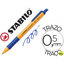 BOLIGRAFO STABILO POINTBALL 0,5 MM COLOR AZUL