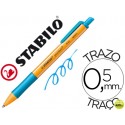 BOLIGRAFO STABILO POINTBALL 0,5 MM RETRACTIL TURQUESA