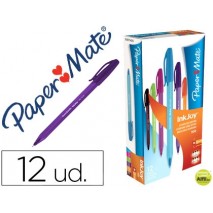 BOLIGRAFO PAPER MATE INKJOY 100 PUNTA MEDIA TRAZO 1 MM COLORES SURTIDOS